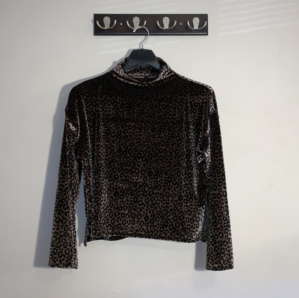 Slouch Pullover - Shady Leopard